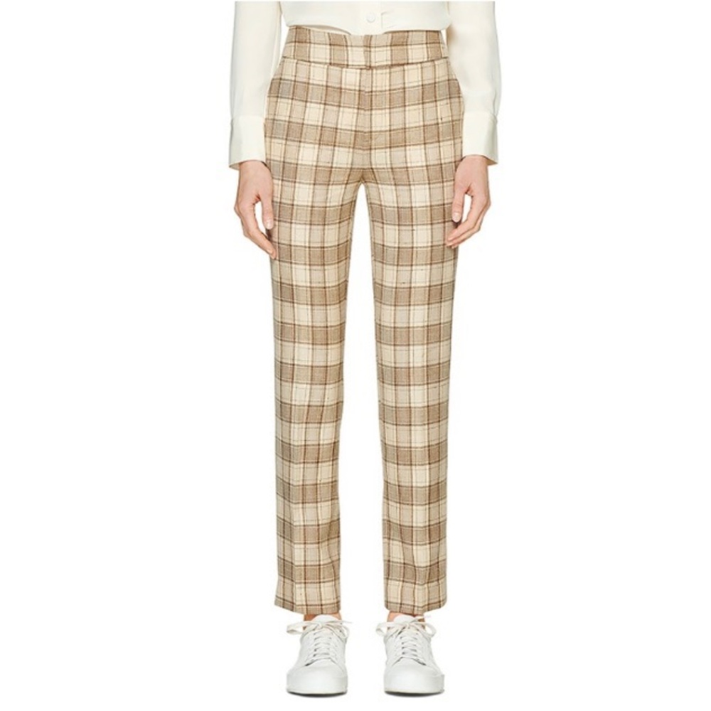 SUISTUDIO Lane Classic Check High Waist Trouser - Picture 8 of 15